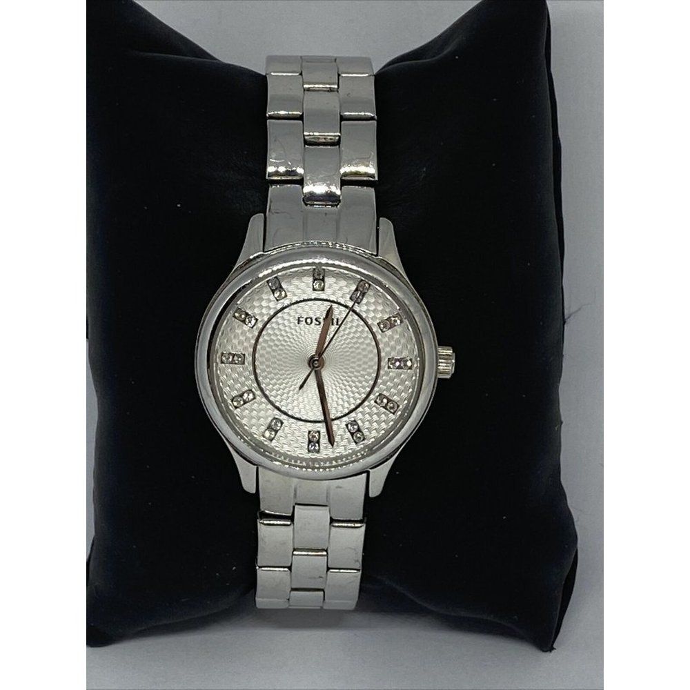 Fossil BQ1570 Womens Stainless Steel Silver Analog